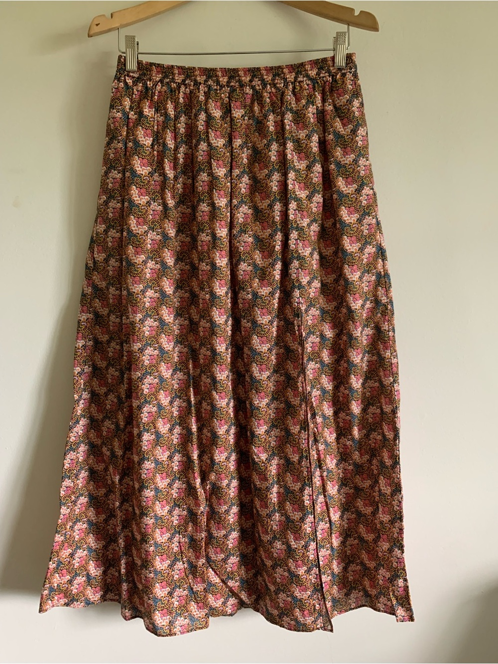 J.Crew Collection Ratti Prism Floral Paisley Side-Slit Maxi Skirt, Small